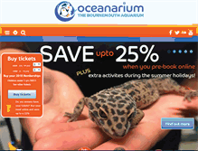 Tablet Screenshot of oceanarium.co.uk